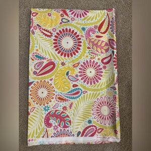 1  2/3 yards Colorful Paisley Floral Cotton Fabric